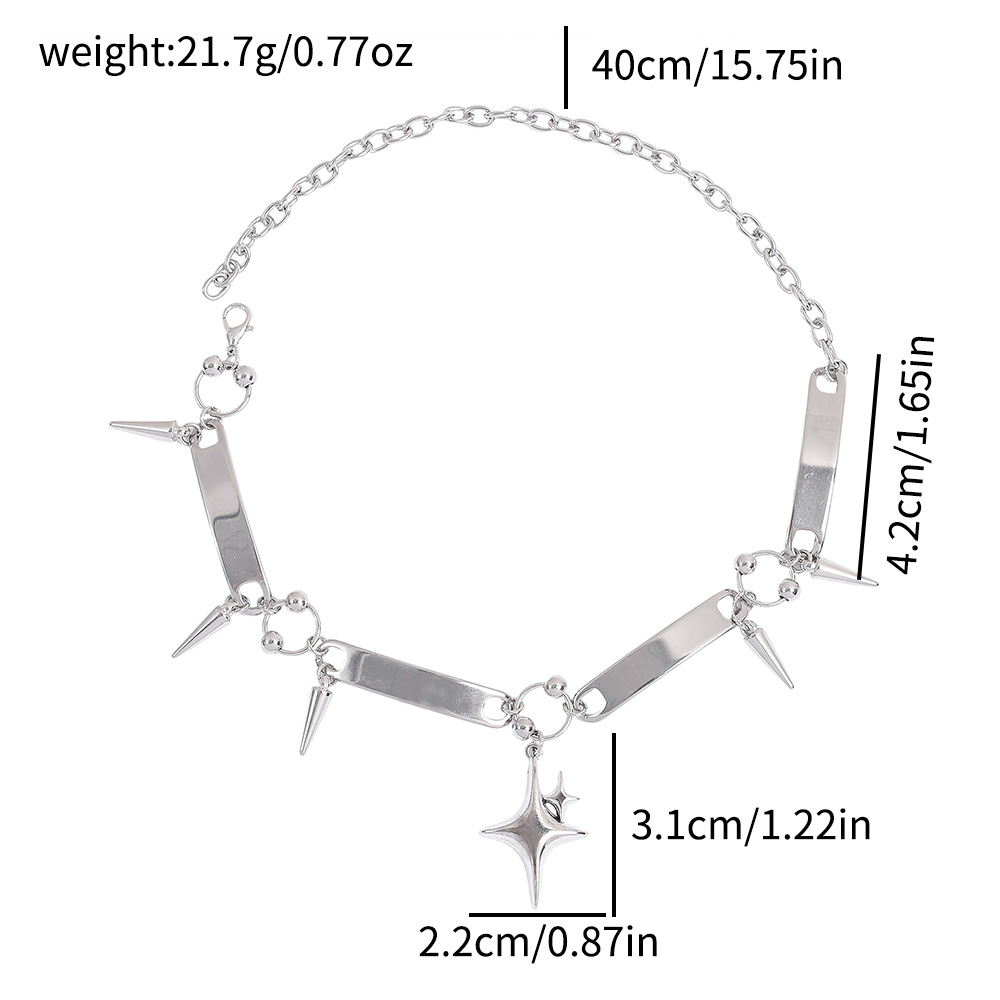 Collana girocollo punk con ste - Women'S Y2K Accessories recensione e prezzo