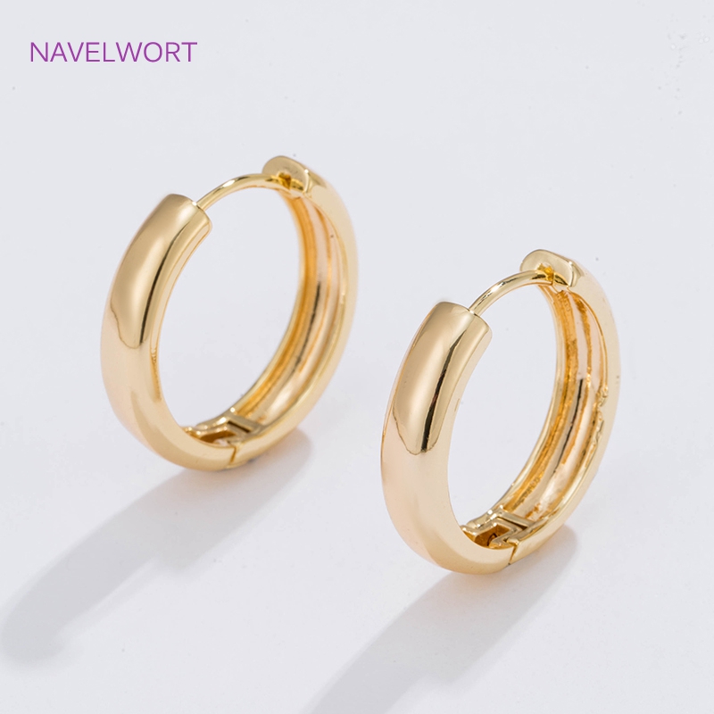 Orecchini a cerchio placcati i - Wrap Ring Gold recensione e prezzo