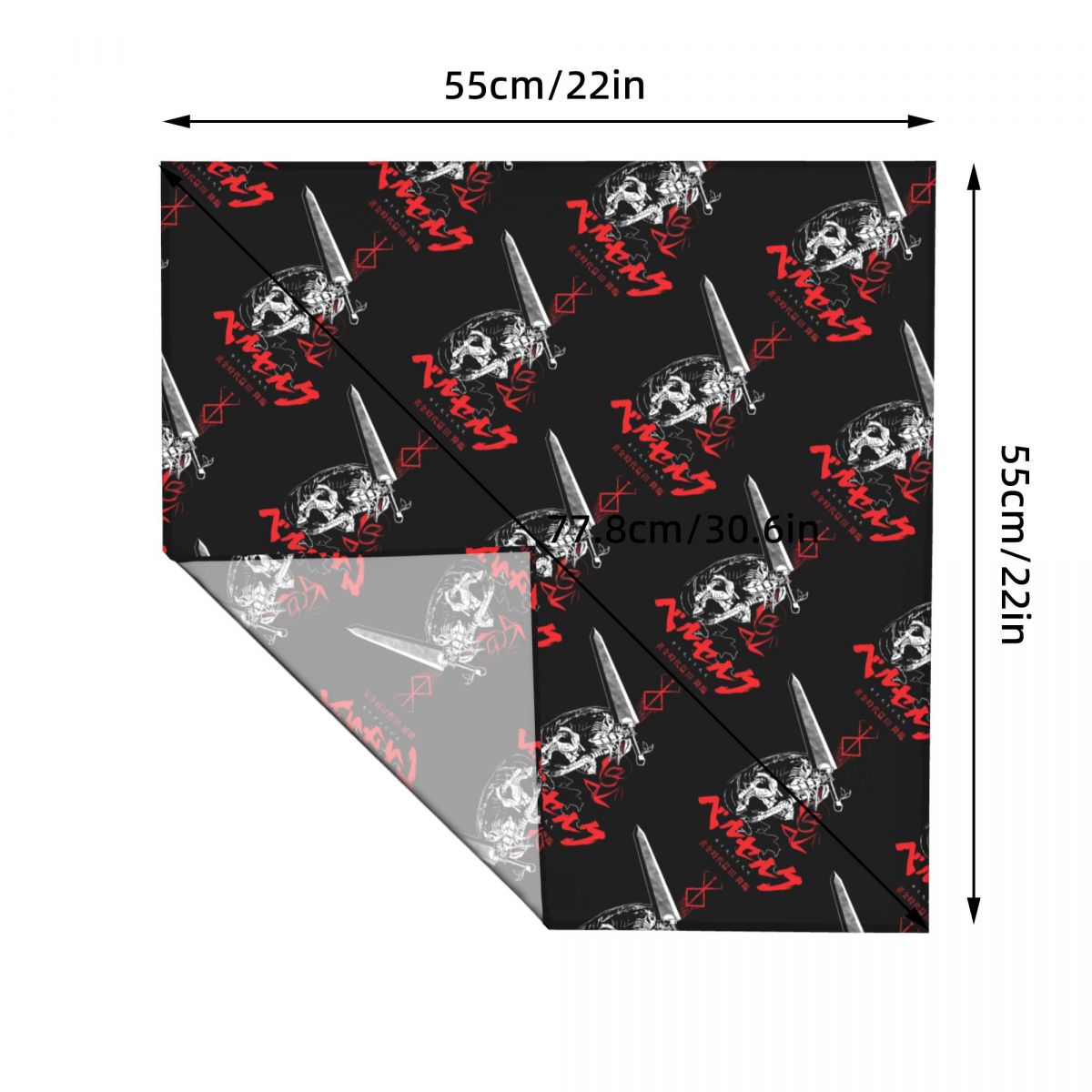 Bandana B-Berserks 55CM per Fe - Accessories Brand For Women recensione e prezzo